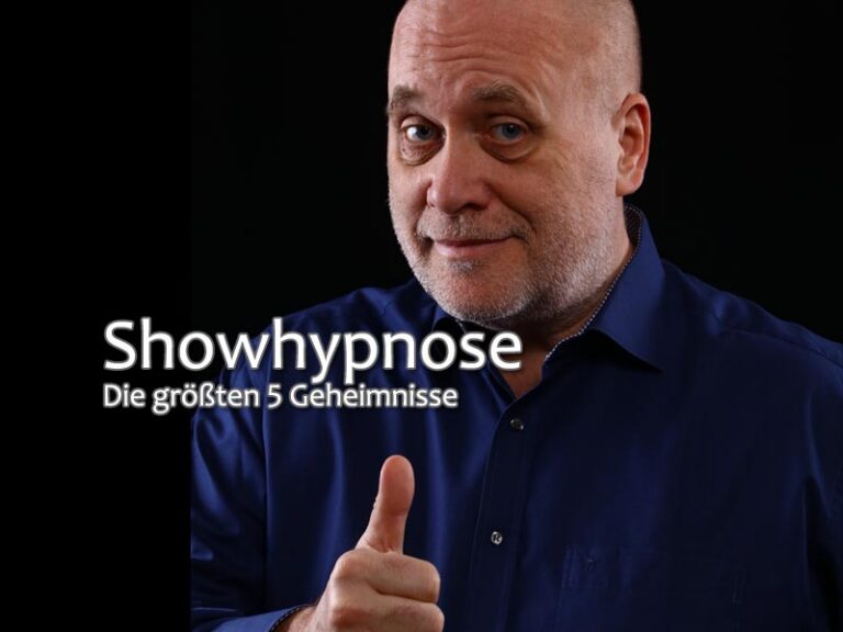 Showhypnose: Die größten 5 Geheimnisse